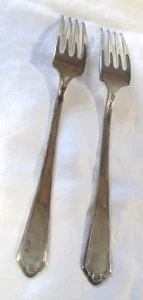 John Alden by Watson Sterling Silver 2- Medium Dinner Fork 7 1/4 in Flatware - Picture 1 of 12