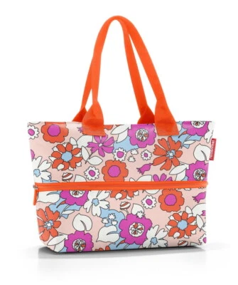 reisenthel shopper e1 Tasche Einkaufstasche Damentasche florist peach RJ3078 - Bild 1 von 3