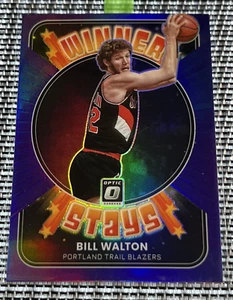 2021-22 Panini Donruss Optic Winner Stays Purple Prizm Bill Walton #13 HOF - Picture 1 of 2