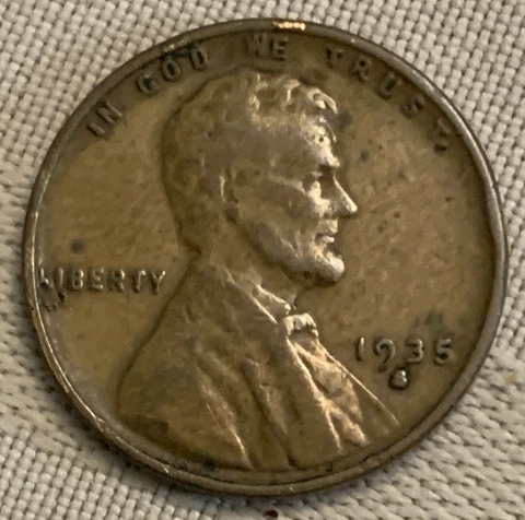 1935 S Lincoln Wheat Cent RPM Error SEE PICS Cover