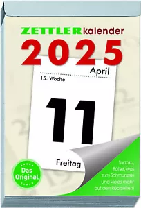 Kalender 2025 -Tagesabreißkalender XXL 2025- Abreißkalender Daily 10 x 14,5cm - Bild 1 von 2