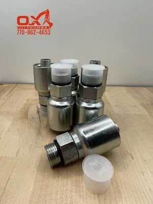 OX 6 Aftermarket Parker 43 Series 10543-6-4 3/8" ORB Male for 1/4" Hose