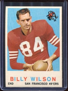 1959 Topps Football # 148 Billy Wilson (NM-MT) Near Mint to Mint - Picture 1 of 2