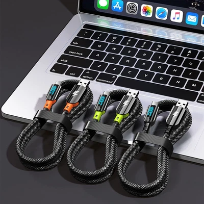 Digital Display USB Type C To USB C Cable 100W PD Fast Charging Charger UK HOT - Image 1 of 4