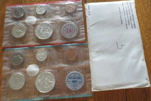 1964 Mint Set U.S Mint P & D 10 Coins 90 % Silver Half Quarter Dime # 5 - Picture 1 of 2