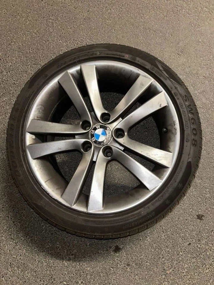 4x BMW ALUFELGE mit Winterreifen + RDKS Sensoren, Top-Zustand, Bilder im Angebot - Bild 1 von 1