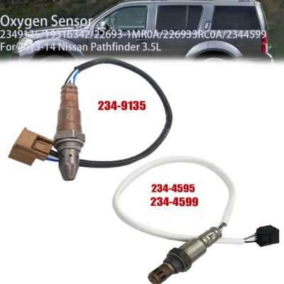 2x Sensor de oxígeno aguas arriba y aguas abajo para Nissan Pathfinder 2013-14 2349135/226933RC0A Foto 1 de 4