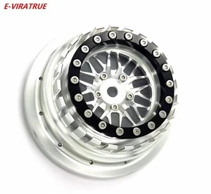 E-VIRATRUE Aluminum Beadlock Wheel Fits TRAXXAS UDR 1/7 1pcs - Picture 1 of 7