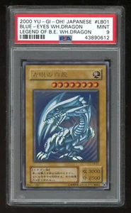 Yu-Gi-Oh Japanese 02 2000 LB-01 Blue Eyes White Dragon Legend of PSA 9 43890612 - Picture 1 of 2