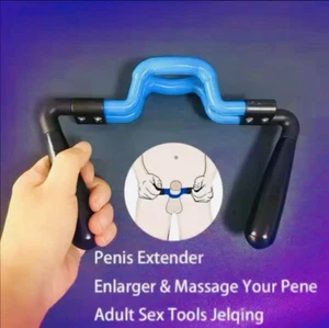 JELQING PENES ENLARGEMENT PENILE EXTENDER JELQING DEVICE MASSAGER STRETCHER - Picture 1 of 15