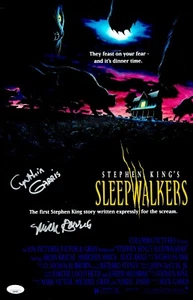 MICK & CYNTHIA GARRIS Signed SLEEPWALKERS 11x17 Photo Autograph JSA COA cert - Picture 1 of 2
