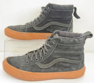 Vintage Vans SK8 HI MTE Mens 7 Scotchgard 3M Black Suede Lined Sneakers (721454) - Picture 1 of 16