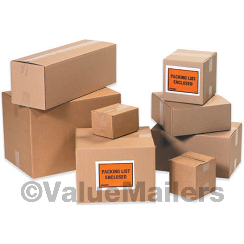 50 14 x 7 x 7 Corrugated Shipping Boxes Packing Storage Cartons Cardboard Box - Image 1 of 1