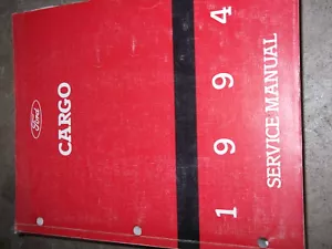 1994 Ford Cargo Truck Furgoneta Servicio Tienda Reparación Taller Manual OEM - Imagen 1 de 1