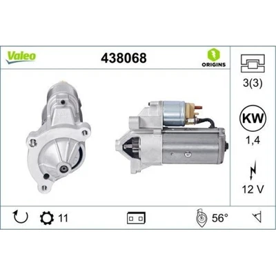 Motorino D'avviamento Valeo 438068 Valeo Origins New Oe Technology per Citroën - Immagine 1 di 4