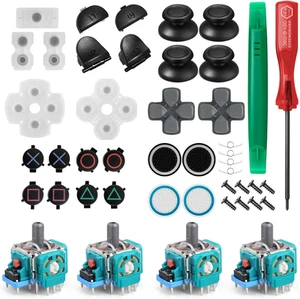 Controller Thumbsticks Replacement Pads Full Kit Compatible with PS4 Include ... - Picture 1 of 12