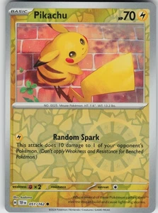 Reverse Holo Pikachu 051/162 Common SV05: Temporal Forces NM - Picture 1 of 1