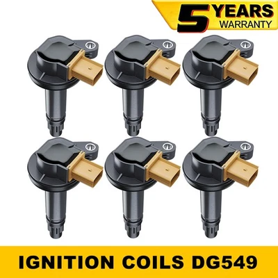 6x Bobina de encendido UF646 DG549 para Ford Police Interceptor 2015-2017 utilitario 3,5 L Foto 1 de 4