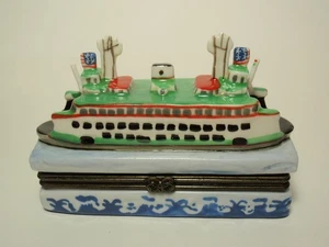 Caja de baratija figurativa barco ferry crucero - Imagen 1 de 6