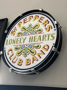 Beatles Sgt Pepper Drum Head And 22 Inch Rim - Picture 1 of 1