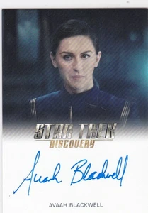 Star Trek Discovery Season 5 Autograph of Avaah Blackwell as Lt. Ina Full Bleed - Picture 1 of 2