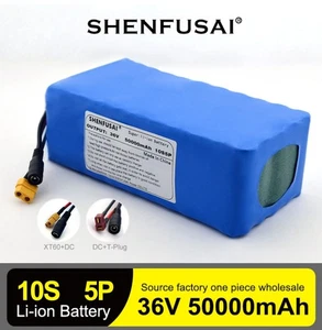 36V 50AH 10S5P Battery Pack For Power Tools Cells 1000W Batteries - Picture 1 of 8