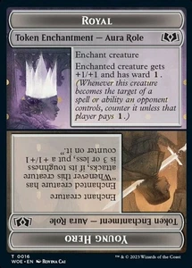 Royal // Young Hero Role - Wilds of Eldraine #0016 MTG Magic The Gathering - Picture 1 of 1