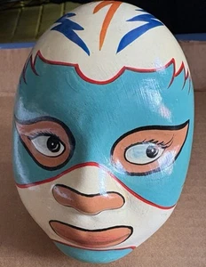 VINTAGE Mexican 🤼Luchador🤼 mask coin piggy bank collectible - Picture 1 of 3