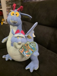 Quest For Camelot 2-köpfiger Drache Plüsch Applaus selten neu mit Etikett Dead Stock - Bild 1 von 7