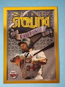 Topps Finest Rare Kirby Puckett Minnesota Twins #18 1996 ⚾ - Imagen 1 de 2