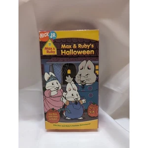 MAX & RUBY: MAX & RUBY'S HALLOWEEN ANIMATED VHS VIDEO 6 EPISODES NICK JR. - Imagen 1 de 9
