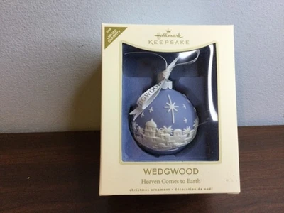 Hallmark Keepsake Ornament Wedgwood Heaven Comes to Earth Limited NATIVITY 3D - Image 1 of 3