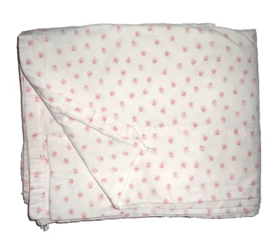 SIMPLY SHABBY CHIC MON AMI ROSA PETITE ROSE FLORAL (1) LENÇOL PLANO QUEEN 90X98 - Imagem 1 de 4