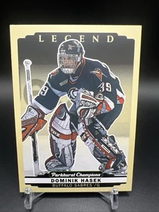 2022-23 Upper Deck Parkhurst Champions SP Legends Dominik Hasek #331 SP Sabres - Picture 1 of 2