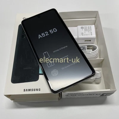 Unlocked Samsung Galaxy A52 5G A526B/DS 128GB+6GB 64MP Smartphone-New Unopened - Image 1 of 4