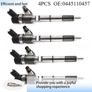 4X for lveco John Deere T4T5 3.4 New Holland 0445110457 5801470098 Fuel Iniector - Picture 1 of 7