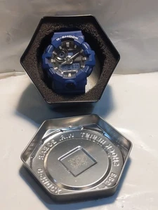 Reloj Casio G-Shock GA-700 Hombre Azul - GA700/5522 Nuevo Resistente a Golpes - Imagen 1 de 8