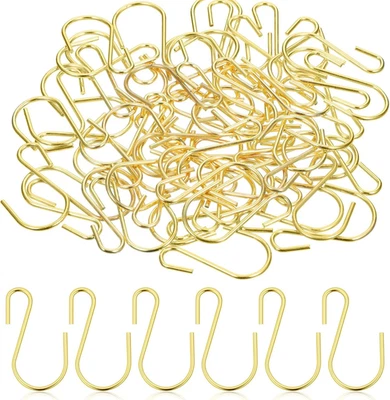 60 Piezas Ganchos S para Colgar, Gancho Colgante de Metal de 1 Pulgada Gancho de Metal en Forma de S, Colgar Foto 1 de 4