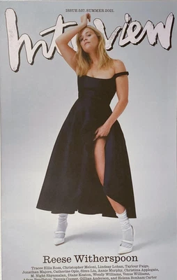 Interview Magazine Reese Witherspoon Diane Keaton Gillian Anderson Simu Liu 2021 - Image 1 of 4