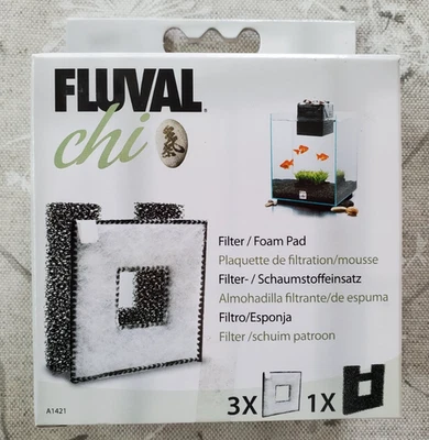 Paquetes combinados de repuesto de filtro/almohadilla de espuma Fluval Chi, 11 cajas Foto 1 de 2