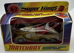 1971 Matchbox Lesney Super Kings Scammell Heavy Wreck Truck K-2 - Picture 1 of 10