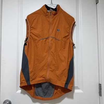 Pearl Izumi Vest Mens Medium Cycling Full Zip Up Lightweight Mesh - Image 1 of 4