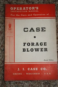 J.I. Soplador de forraje manual de instrucciones para operador de caja - Imagen 1 de 2