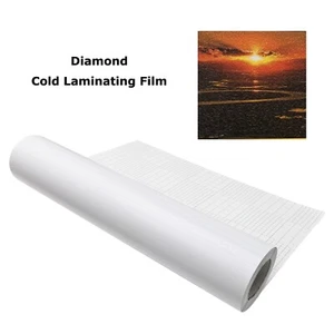 91.86'x25"Diamond Cold Laminating Film Transparent Self-adhesive Protective Film - Picture 1 of 8