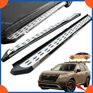 2PCS Running Boards Side Steps Nerf Bar Fits for Nissan Pathfinder 2022 2023 24 - Picture 1 of 12