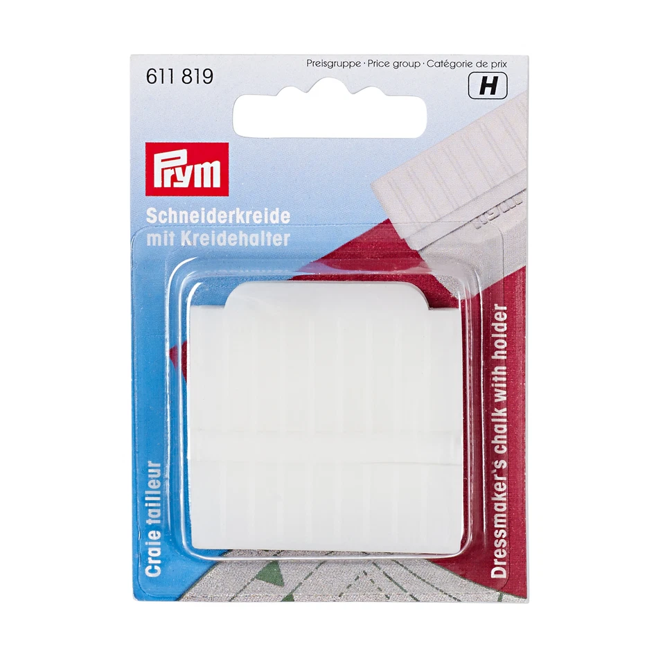 Prym Dressmakers Chalks Slab with Chalk Holder - Image 1 of 1