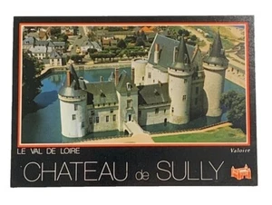 Aerial View of the Chateau de Sully the Entrance Facade France Postcard Unposted - Picture 1 of 4