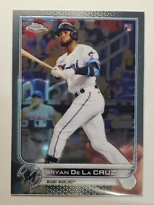 2022 Topps Chrome #216 Bryan De La Cruz RC!!! ~ Miami Marlins ROOKIE!!! - Picture 1 of 2