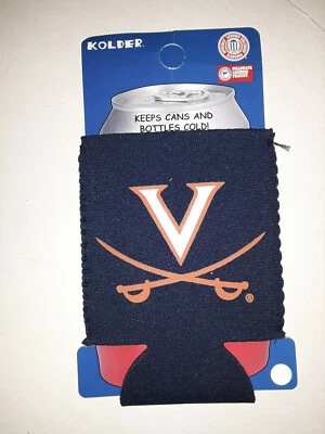 Virginia Cavaliers NCAA Kolder Can Koozie viene en juego de 4 Foto 1 de 2