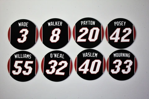 Miami Basketball Magnets - 2006 Dwayne Wade, Shaq O'Neal, Alonzo Mourning Cover